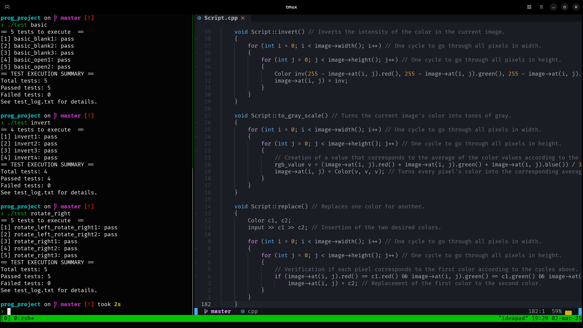 RGB Image Processing in C++